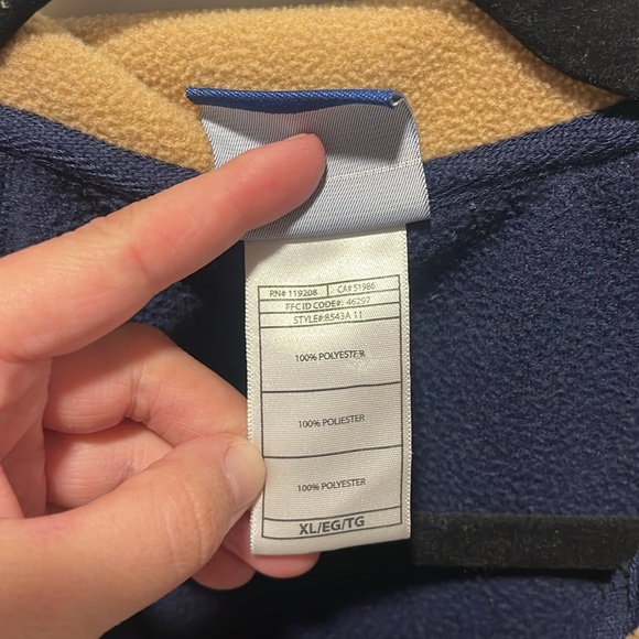 Reebok St. Louis Rams Fleece Full Zip Jacket Men’s Size XL Embroidered - Picture 6 of 8